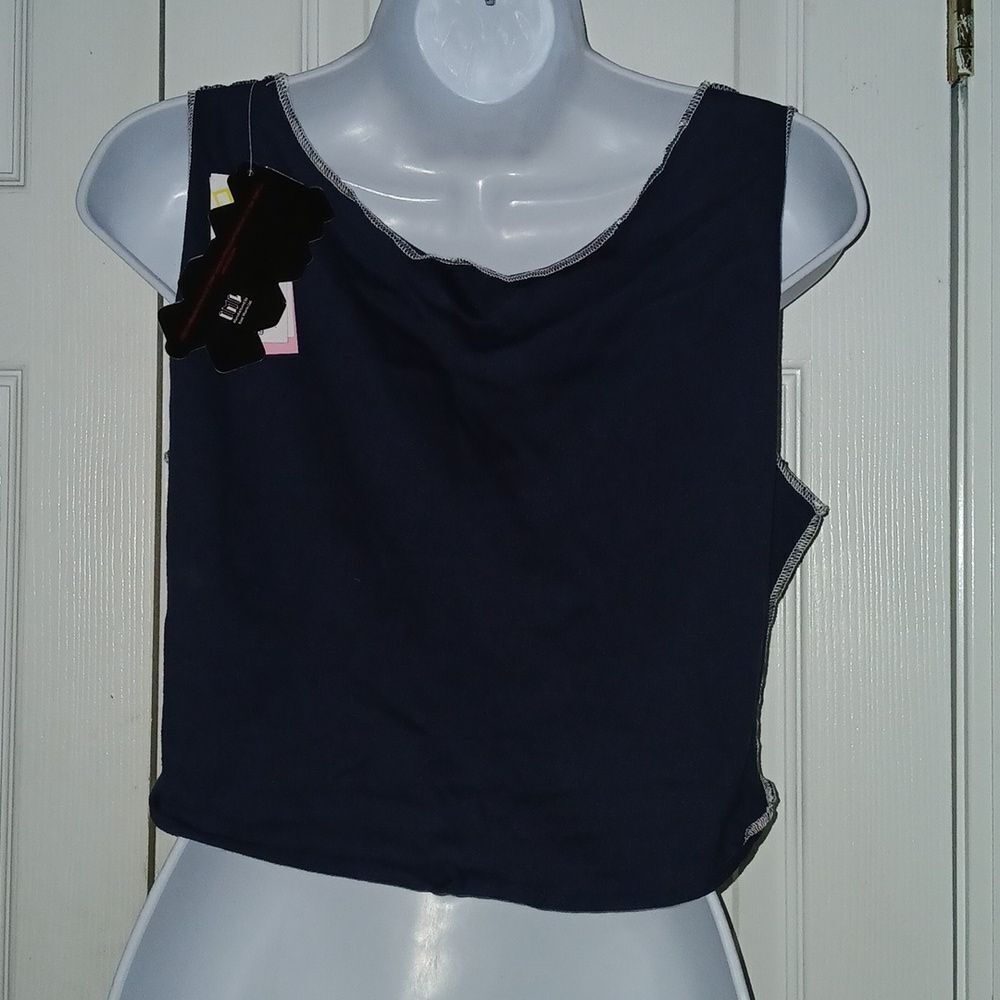 ACDC Blow Up Your Video sleeveless crop tank top Sz M NWT - Picture 3 of 6